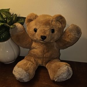 Vintage 1985 Axlon A.G. Bear Plush Baby Teddy Bear Cub No voice box Stuff Animal